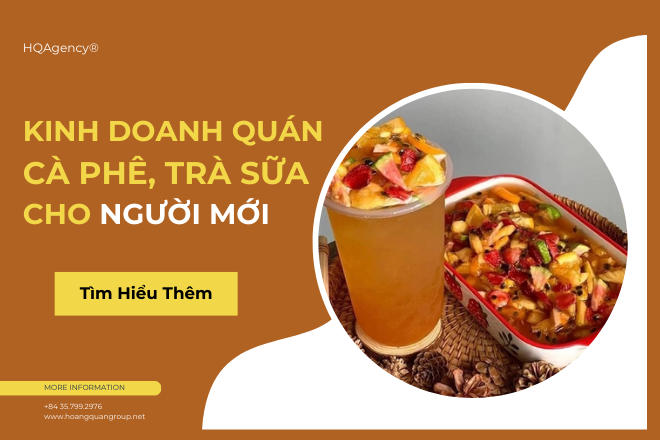 Kinh doanh quán cà phê, trà sữa cho người mới